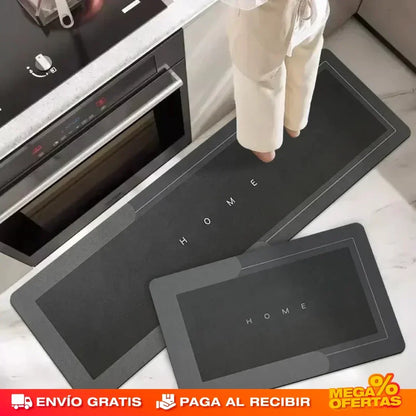 Alfombras Antideslizantes Súper Absorbentes para Cocina y Baño – Combo x2